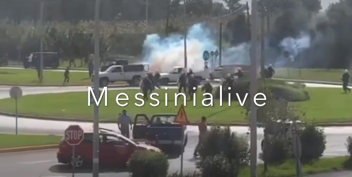 Καλαμάτα: Επεισόδια μετά την κηδεία του 18χρονου – Πετροπόλεμος στους δρόμους