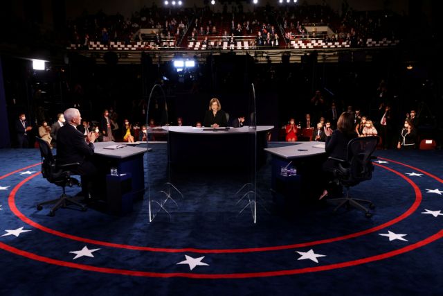 Debate Αμερικανών αντιπροέδρων : Πενς εναντίον Καμάλα Χάρις σε… πολιτισμένο τόνο