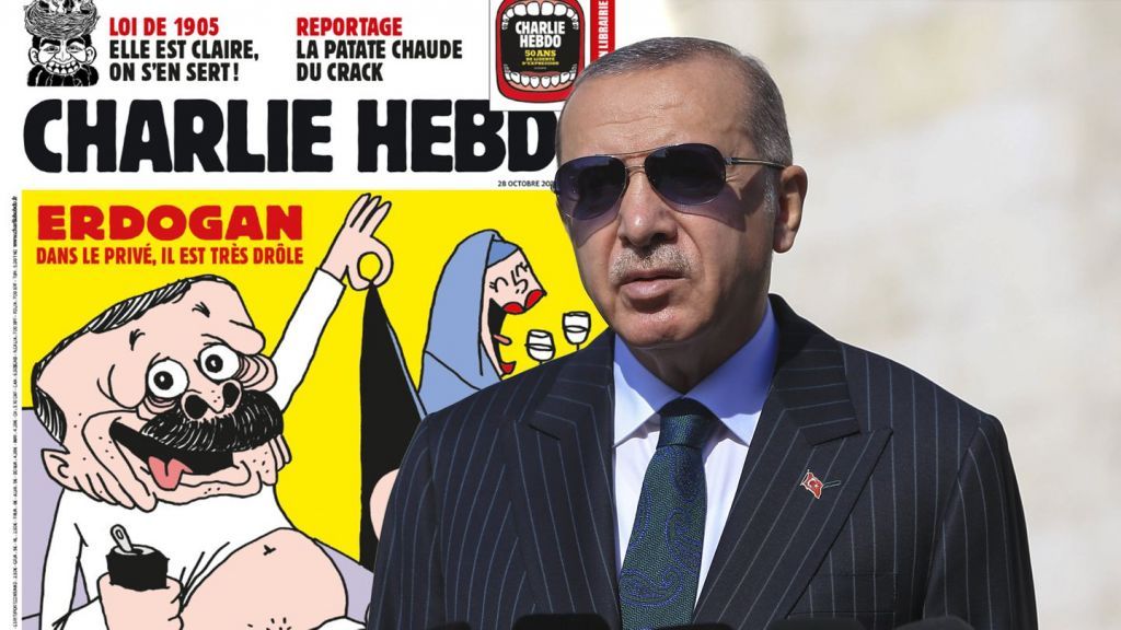 Βγάζουν αφρούς οι Τούρκοι με το Charlie Hebdo: Αναζητούν διπλωματική εκδίκηση και απαντούν με γλώσσα πεζοδρομίου