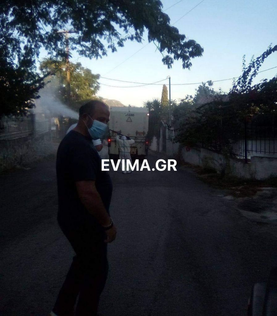 Κοροναϊός – Εύβοια: Αρχισαν οι απολυμάνσεις δρόμων στα Λουκίσσια