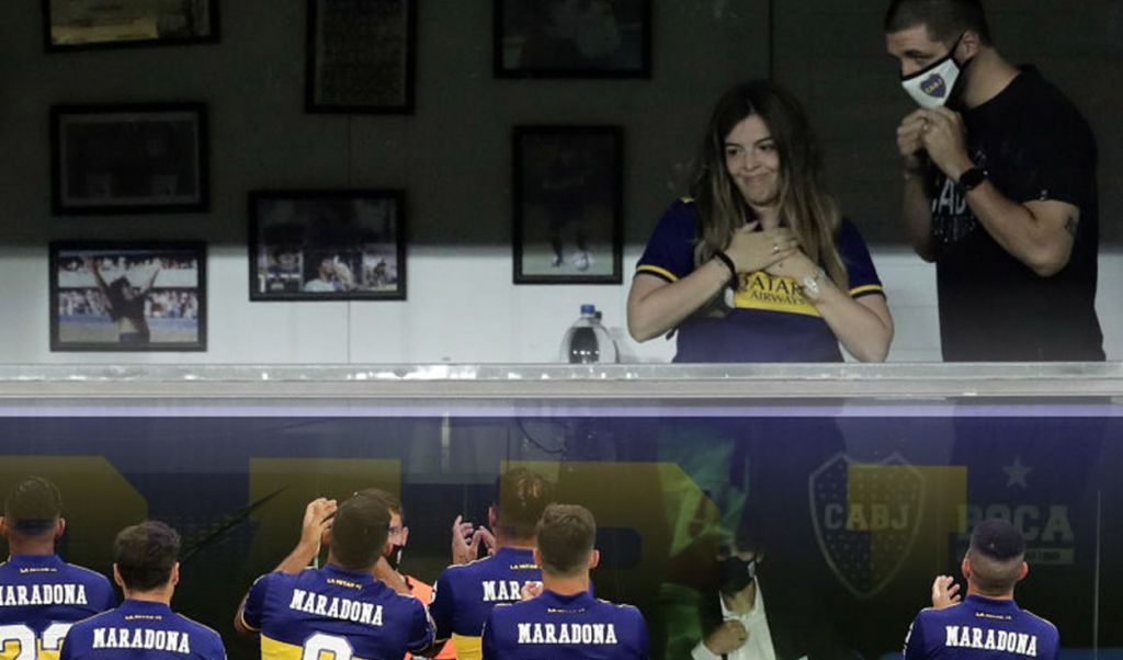 Μαραντόνα : Λύγισε η κόρη του στην αφιέρωση των παικτών της Μπόκα