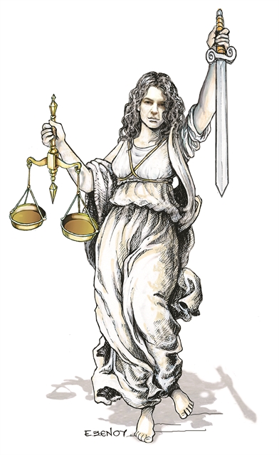 Δικαιοσύνη με βάση το δίκαιο, τους νόμους και την ηθική