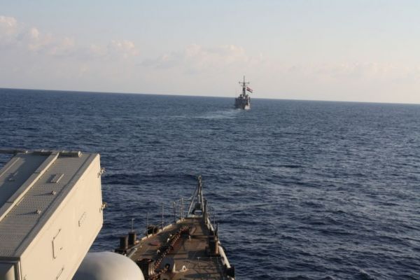 Συνεκπαίδευση ναυτικών μονάδων Ελλάδας και Αιγύπτου νότια της Καρπάθου