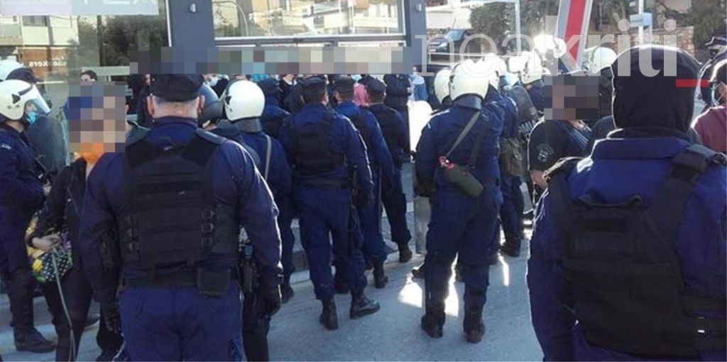 Ρέθυμνο – Πολυτεχνείο : Συγκέντρωση με επεισόδια, χρήση δακρυγόνων και προσαγωγές