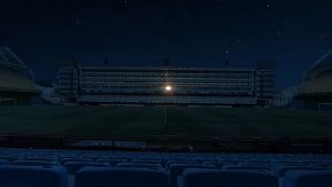 Μαραντόνα : Σκοτάδι σε όλο το «Μπομπονέρα» εκτός από την θέση του Ντιέγκο