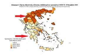 Κοροναϊός: Εντυπωσιακή η διαφορά Βορρά – Νότου στα κρούσματα στην Ελλάδα