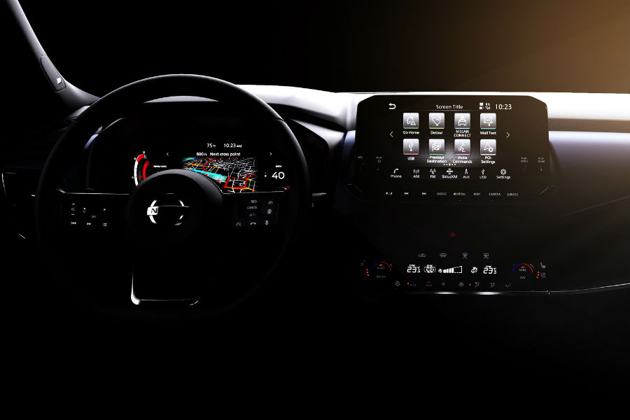 Αποκαλύφθηκε το ψηφιακό ταμπλό του νέου Nissan Qashqai