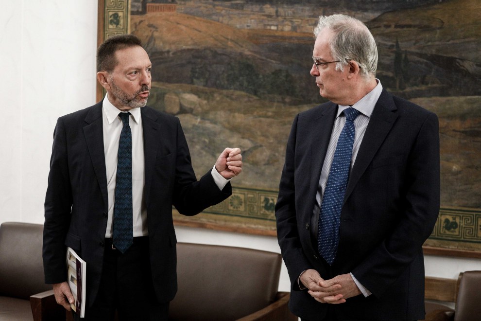 Ο κεντρικός τραπεζίτης και οι πρόεδροι της Βουλής