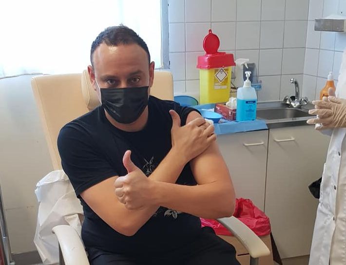 Εμβολιάστηκε ο Γκίκας Μαγιορκίνης