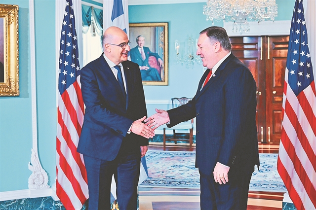 Οι ευχαριστίες του Ν. Δένδια στον απερχόμενο Μ. Πομπέο