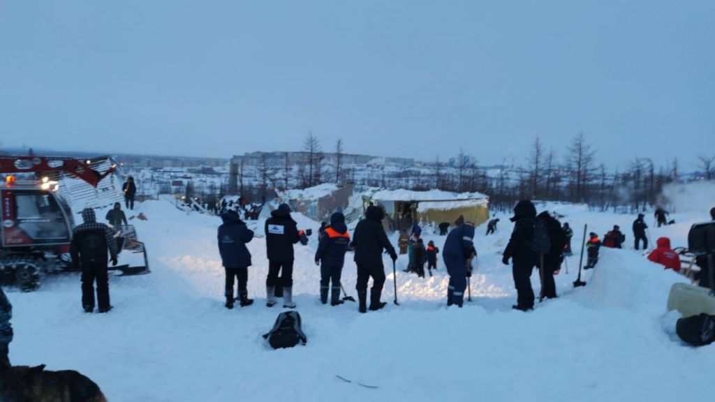 Ρωσία : Τουλάχιστον 12 άτομα παγιδευμένα από χιονοστιβάδα σε θέρετρο σκι