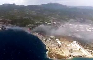 Μια ανάσα από τα διυλιστήρια Κορίνθου είχε φτάσει η πυρκαγιά τον Ιούλιο του 2018