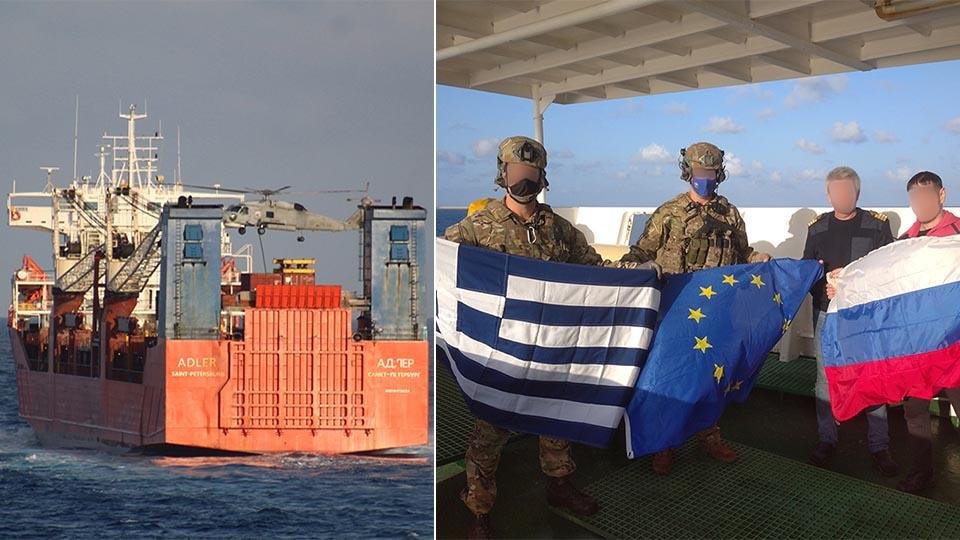 Εκνευρισμένη η Μόσχα ζητά εξηγήσεις από την Αθήνα για τη νηοψία σε ρωσικό πλοίο