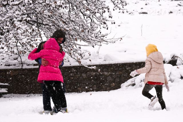 Ο «Λέανδρος» έφερε εκτεταμένη χιονοκάλυψη – Από τις μεγαλύτερες  των τελευταίων 16 ετών