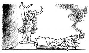 Το σκίτσο του Κώστα Μητρόπουλου