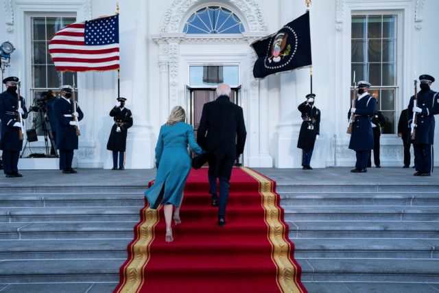 Τζο Μπάιντεν : Έφτασε στον Λευκό Οίκο ο νέος πρόεδρος των ΗΠΑ