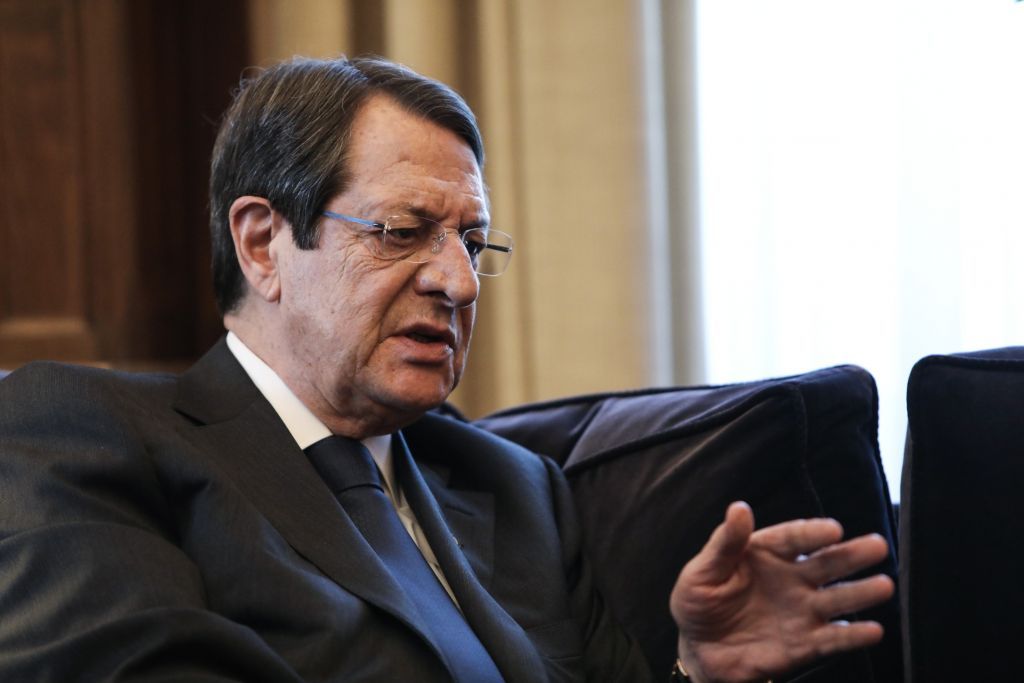 Αναστασιάδης: Τουρκία και Τουρκοκύπριοι πρέπει να αποδείξουν ότι θέλουν ειρηνική λύση στο Κυπριακό