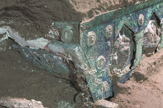 Το τετράτροχο άρμα: η τελευταία μεγάλη ανακάλυψη στην Πομπηία