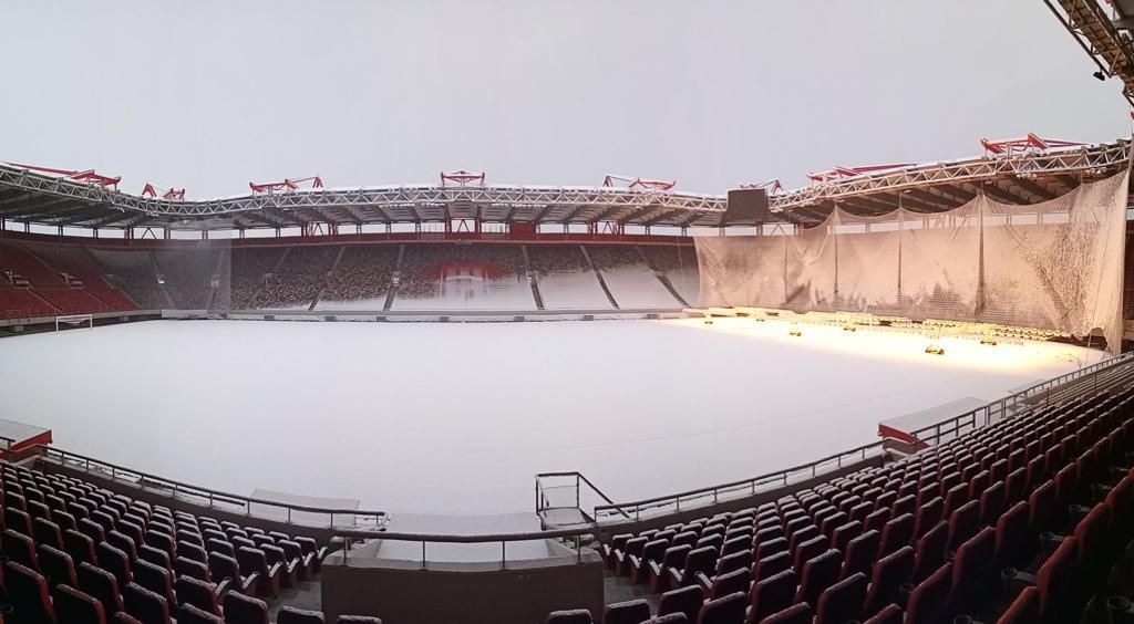 Απίστευτη εικόνα : Δέκα πόντοι χιόνι στο «Γεώργιος Καραϊσκάκης»