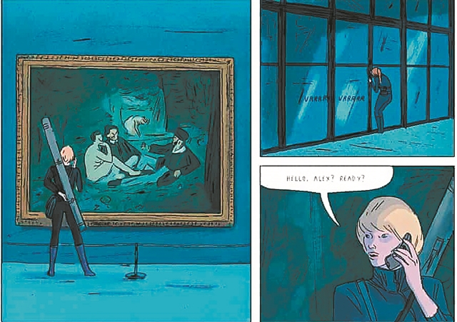 Ενα κόμικ για την κλοπή της «Μεγάλης οδαλίσκης» από το Λούβρο