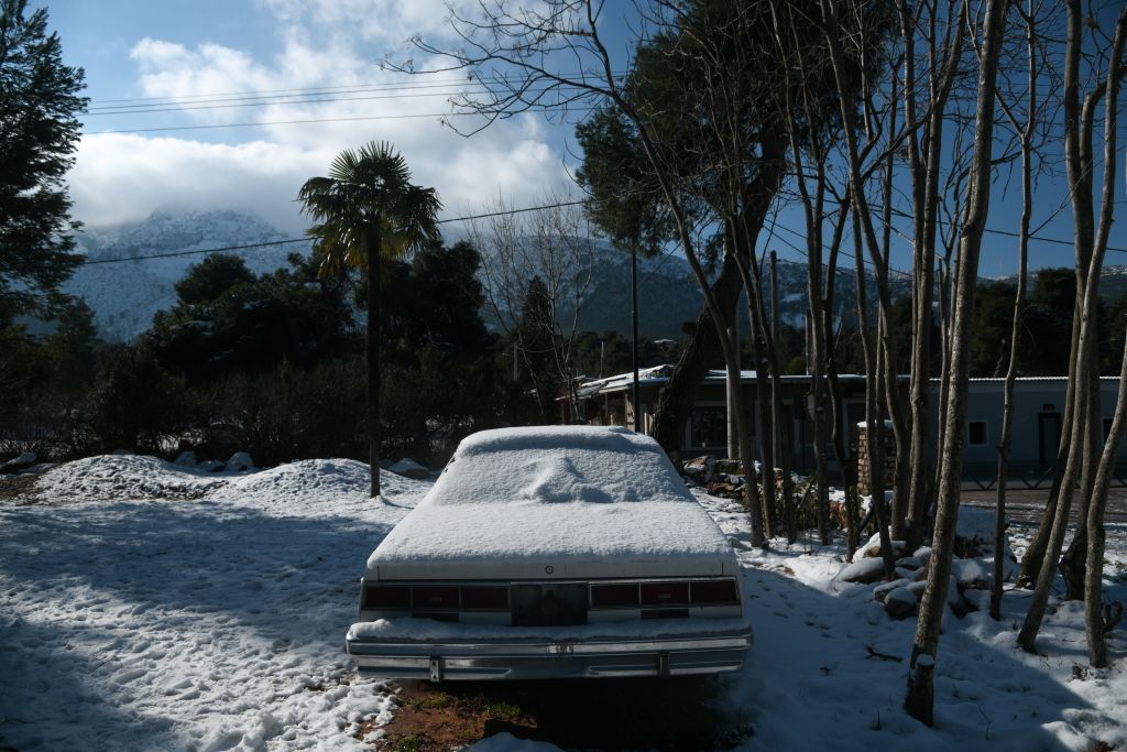 «Μήδεια» : Χιόνια ακόμα και σε παραθαλάσσιες περιοχές της Αττικής