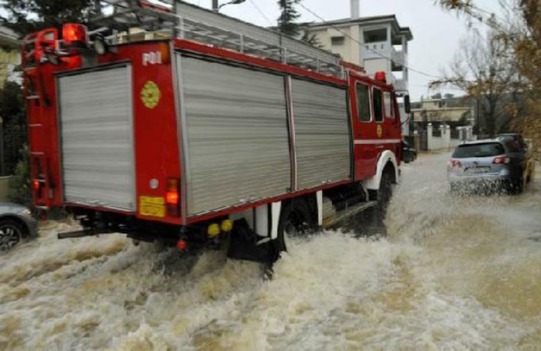 Πλημμύρες στην Πάτμο από την κακοκαιρία – Δεν θα λειτουργήσουν τα σχολεία
