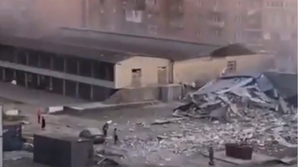 Ρωσία: Σουπερμάρκετ ισοπεδώθηκε μετά από έκρηξη – Πληροφορίες για τραυματίες