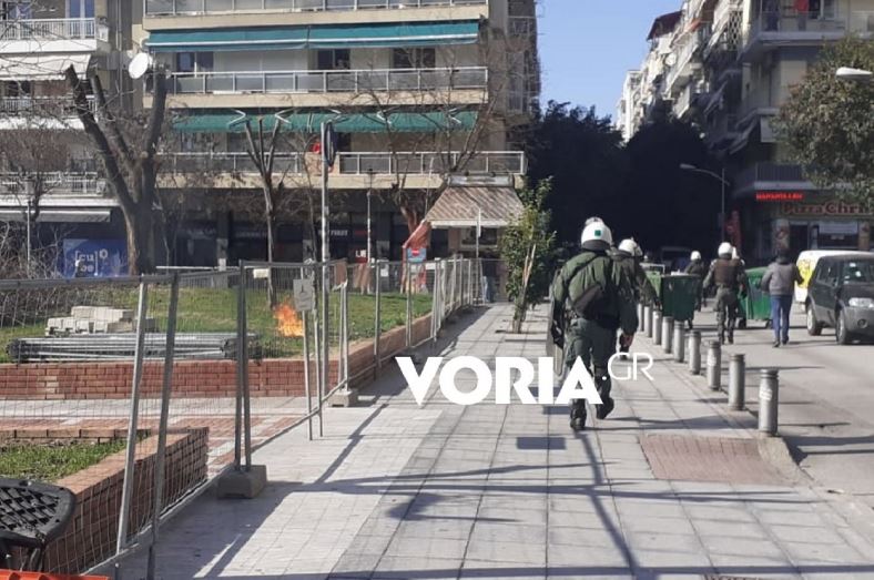 Ενταση στη Θεσσαλονίκη μετά το πανεκπαιδευτικό συλλαλητήριο