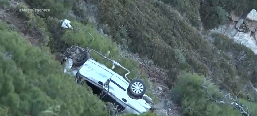 Νεκρός ο 24χρονος οδηγός που έπεσε στον γκρεμό στην Κερατέα