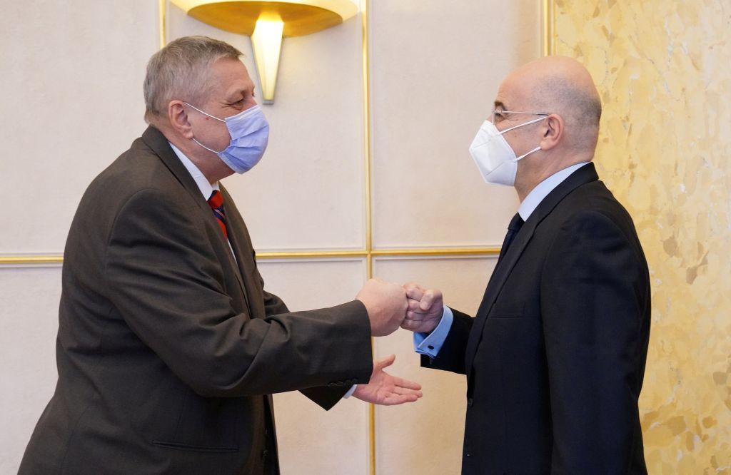 Ο Δένδιας συναντήθηκε με τον Ειδικό Απεσταλμένο του ΟΗΕ για την Λιβύη