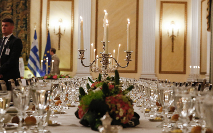 Τι θα φάνε οι ξένοι ηγέτες στο δείπνο στο Προεδρικό Μέγαρο