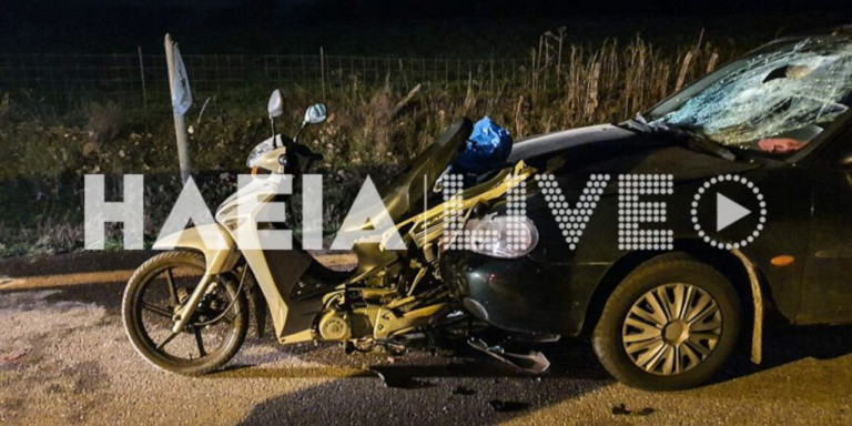 Ηλεία : Τραγωδία στην άσφαλτο με θύμα 69χρονο