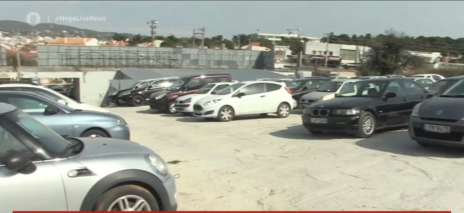 Bίντεο – ντοκουμέντο από τη μάντρα αυτοκινήτων