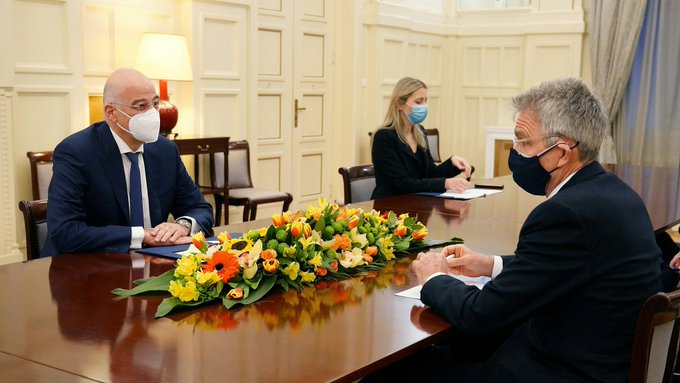 Πάιατ σε Δένδια: Φιλόδοξη η ατζέντα της Ελλάδας στην Ανατολική Μεσόγειο