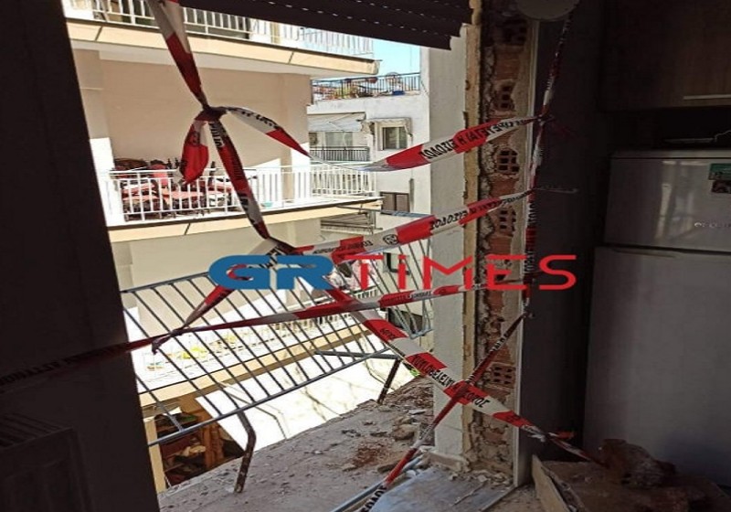 Θεσσαλονίκη : Έκρηξη από γκαζάκι ισοπέδωσε διαμέρισμα