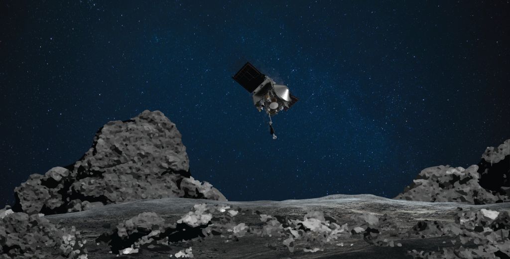 Το σκάφος OSIRIS-REX άγγιξε αστεροειδή σε απόσταση 298 εκατ. χλμ από τη Γη