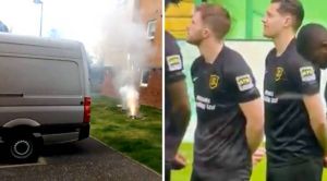 Οπαδοί Σέλτικ : Άναψαν πυροτεχνήματα στην ενός λεπτού σιγή για τον πρίγκιπα Φίλιππου