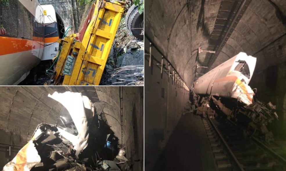 Ταϊβάν : Τουλάχιστον 36 νεκροί μετά από εκτροχιασμό τρένου