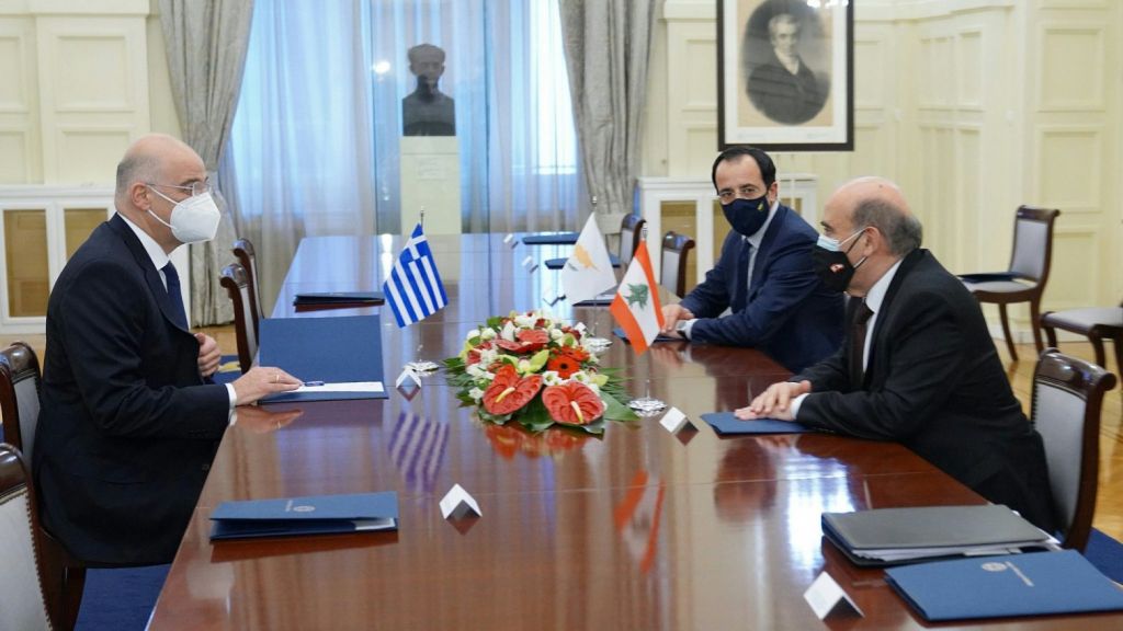 Τα ανοιχτά μέτωπα με Τουρκία στο επίκεντρο της τριμερούς Ελλάδας – Κύπρου – Λιβάνου