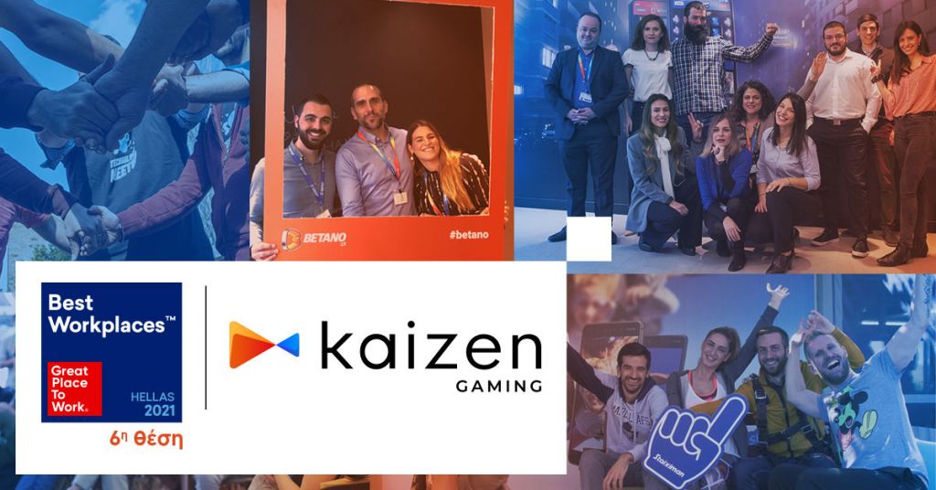 «H Κaizen Gaming Best Place to Work 2021»