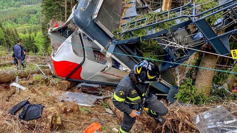 Ιταλία: Αποφυλακίστηκαν οι τρεις ύποπτοι για το δυστύχημα με το τελεφερίκ