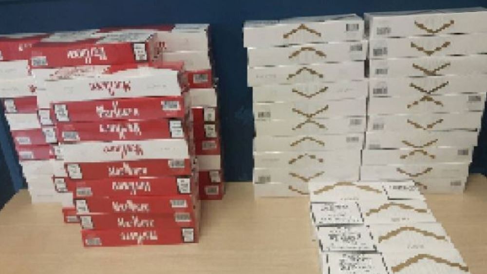 Κατασχέθηκε κοντέινερ με 9,6 εκατ. τσιγάρα στο λιμάνι του Πειραιά