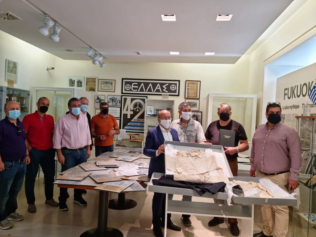 Στο Μουσείο Μαραθωνίου Δρόμου  τα ρούχα του αγωνιστή Γρηγόρη Λαμπράκη