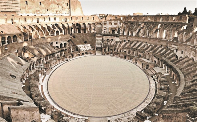 Η αρένα του Κολοσσαίου θα αποκτήσει ξανά το δάπεδό της το 2023