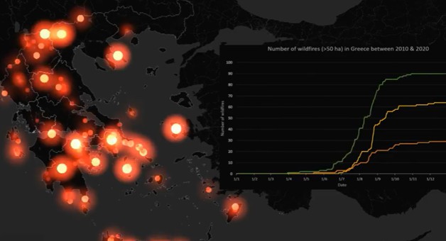 Οι δασικές πυρκαγιές στην Ελλάδα από το 2000 – Ποιες αποδείχθηκαν οι πιο καταστροφικές