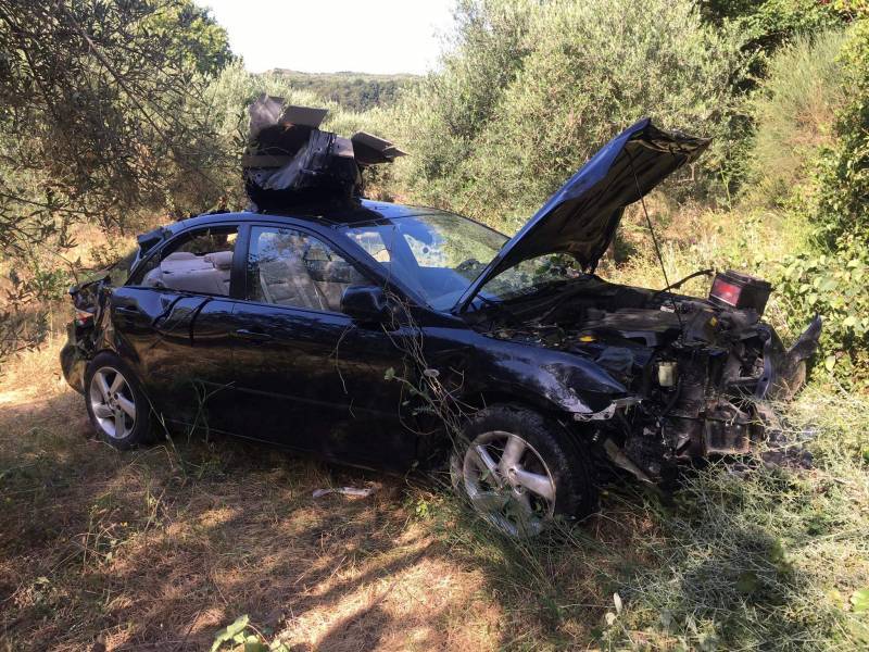 Μεσσηνία: Αυτοκίνητο έπεσε σε γκρεμό – Δύο τραυματίες