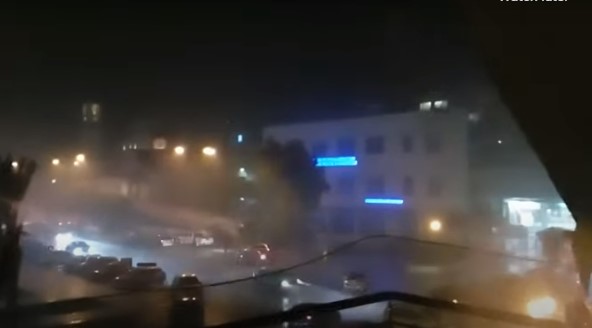 Μεγάλη καταιγίδα στη Ραφήνα