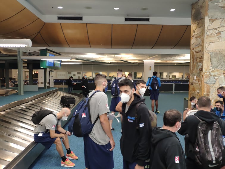 Έφθασε στη Βικτώρια η Εθνική μπάσκετ