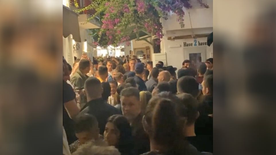 Μύκονος: Συνωστισμός άνευ προηγουμένου στα Ματογιάννια