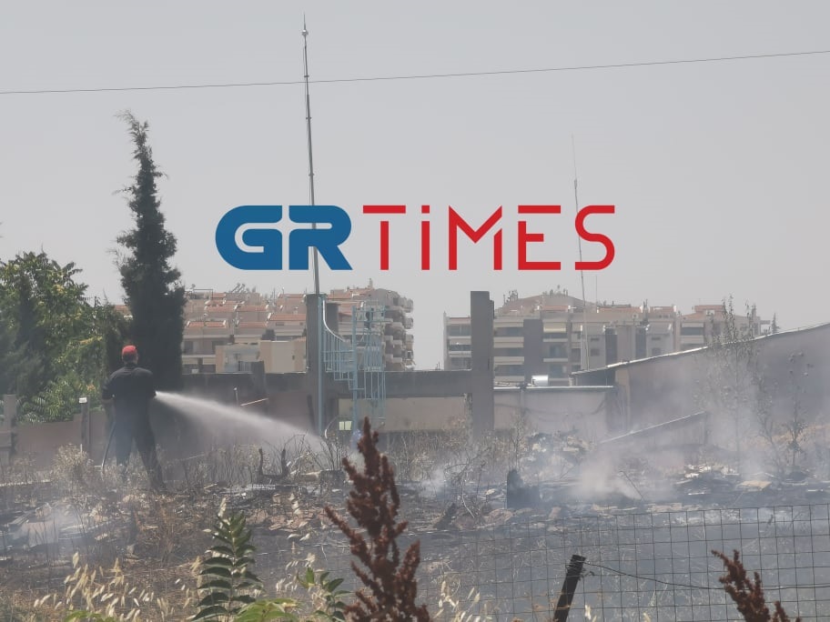 Θεσσαλονίκη: Πυρκαγιά κοντά στο αμαξοστάσιο του ΟΑΣΘ